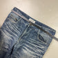 2000's Invisible Premium Jeans Brand Japanese Archive Straight/Baggy Jeans *very rare 35x34 (XL)