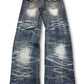 2000's Bobson Japanese Archive Baggy/Straight Jeans *extremely rare 36x32 (XL)