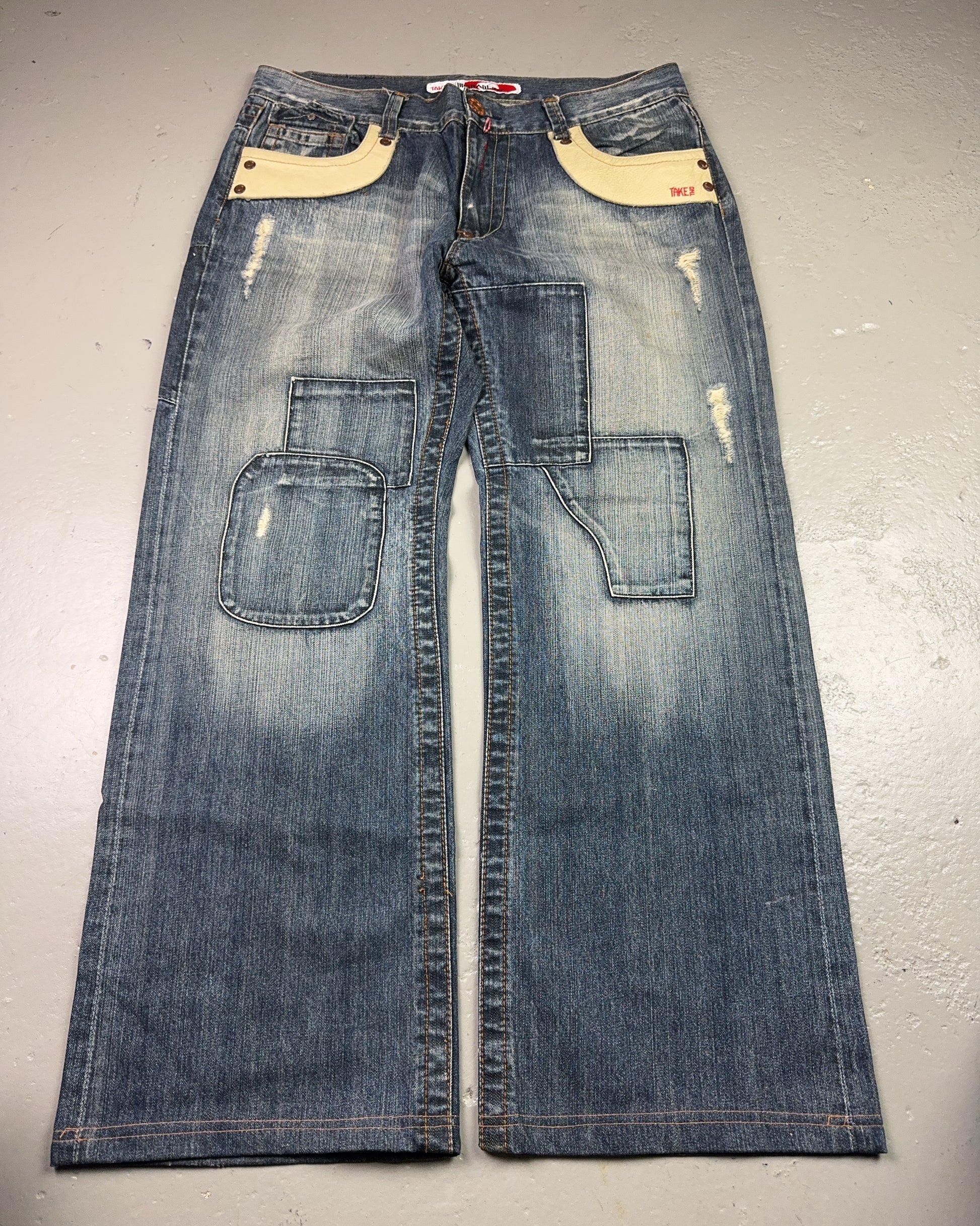 2000's Take Two Baggy Jeans *very rare 38x32 (XXL)
