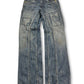 2000's Big Train Straight Japanese Jeans Women's *rare 30x32 (M)