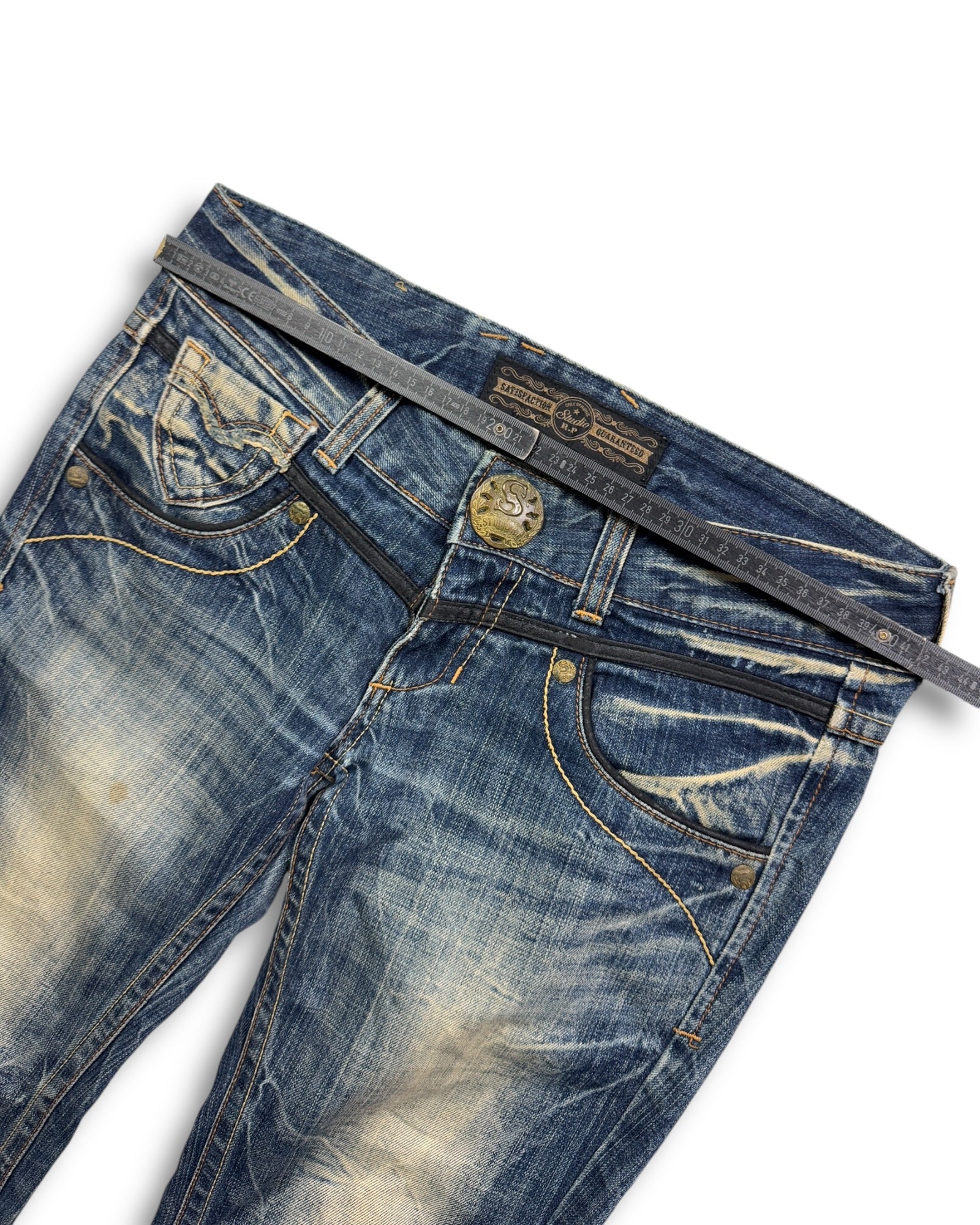 2000's Studio R.P. Low Waist/Bootcut Japanese Archive Jeans Women's *very rare 32x28 (M)