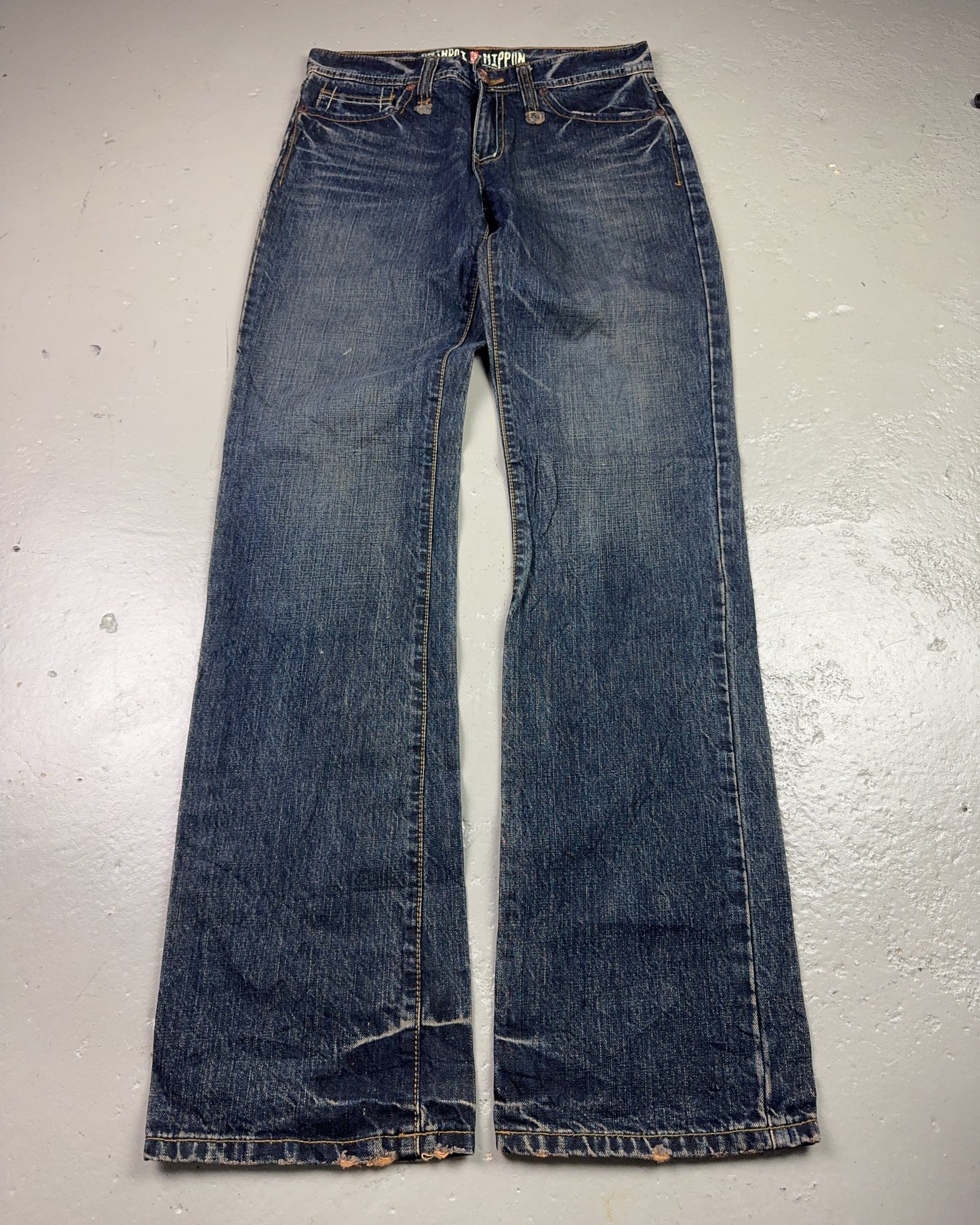 2000's Oniarai Japanese Straight Jeans *rare 30x34 (M)