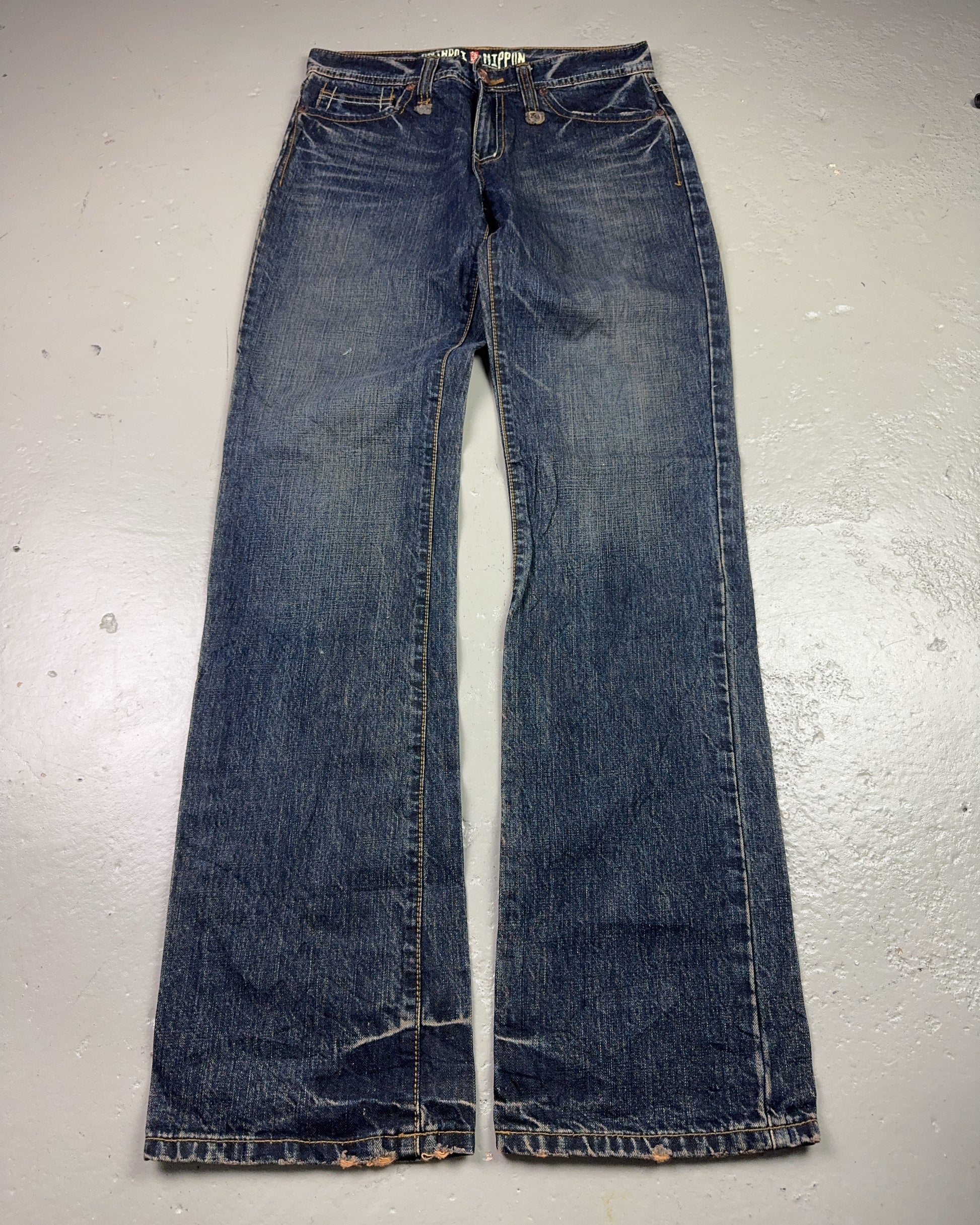 2000's Oniarai Japanese Straight Jeans *rare 30x34 (M)