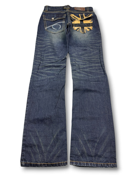 2000's J950 Japanese Straight/Bootcut Jeans *very rare 30x34 (M)