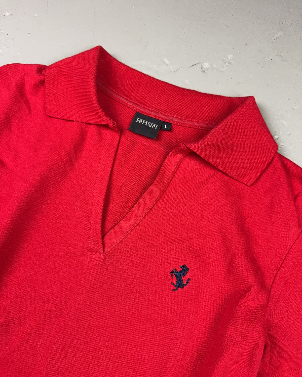 2000's Ferrari Polo Shirt Women's *rare (L)