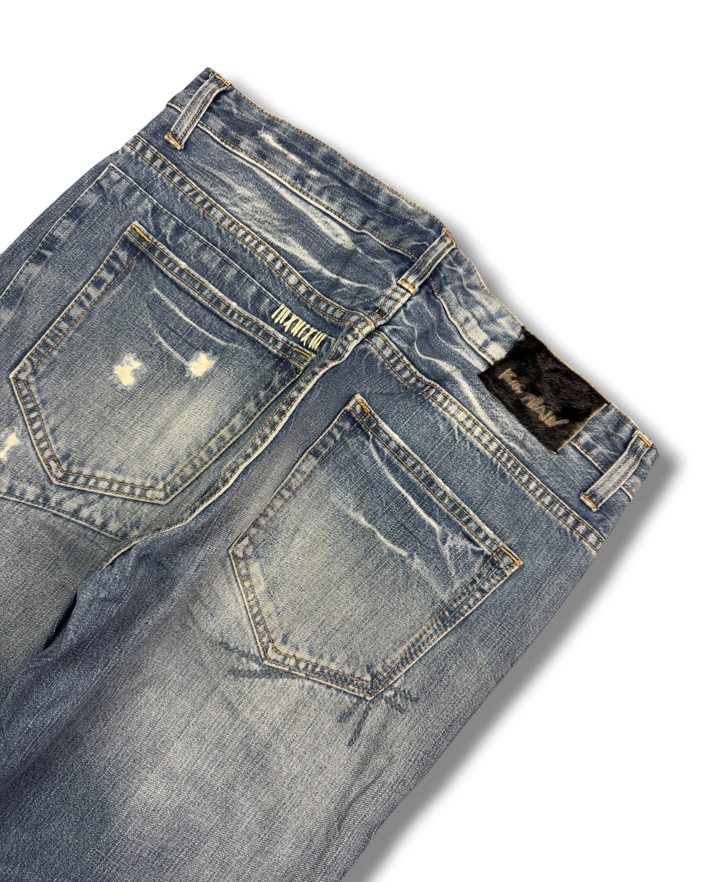 2000's Big Train Baggy Japanese Jeans *rare 32x34 (M)