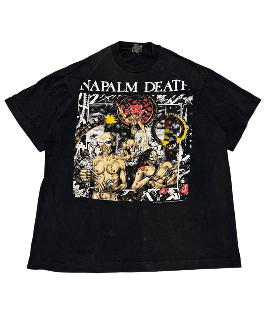 1992 Napalm Death Archive Shirt 'Campaign For Musical Destruction' Europe Tour *extremely rare (XL)