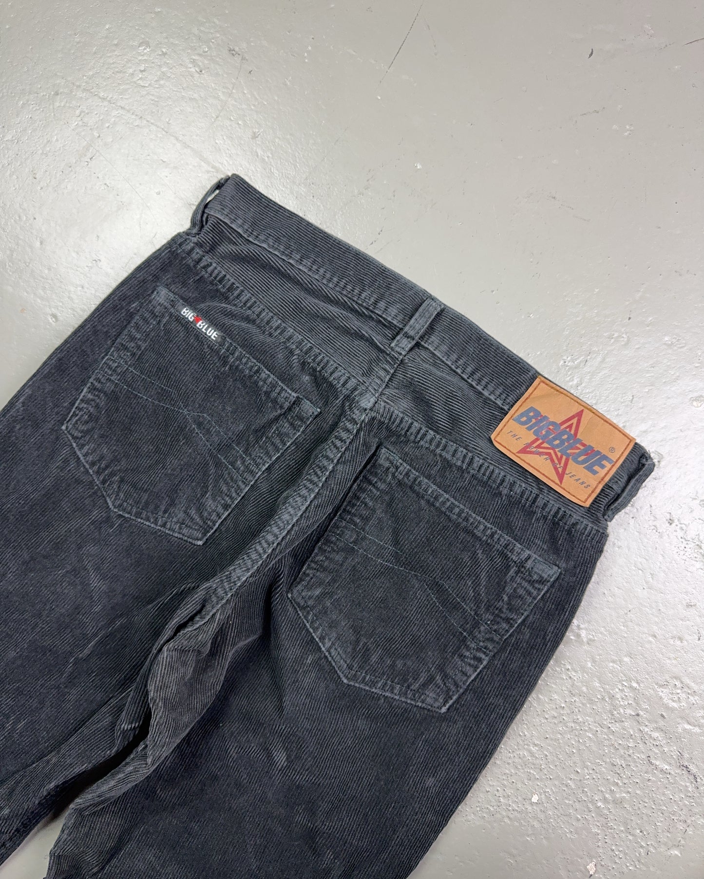 1990's Big Blue Bootcut Pants *very rare 30x34 (M)