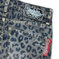 2000's Coandllu Straight Leo Print Jeans *rare 32x30 (M)