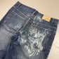 2000's Eagle Japanese Baggy Jeans *rare 36x34 (XL)