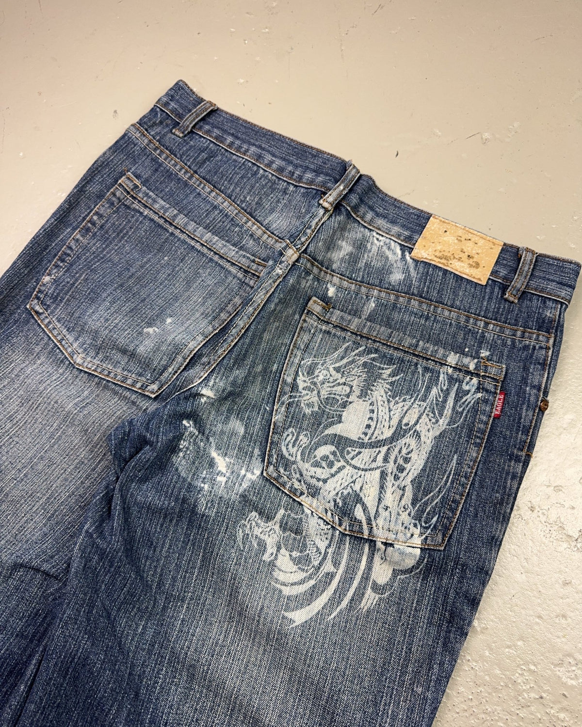 2000's Eagle Japanese Baggy Jeans *rare 36x34 (XL)