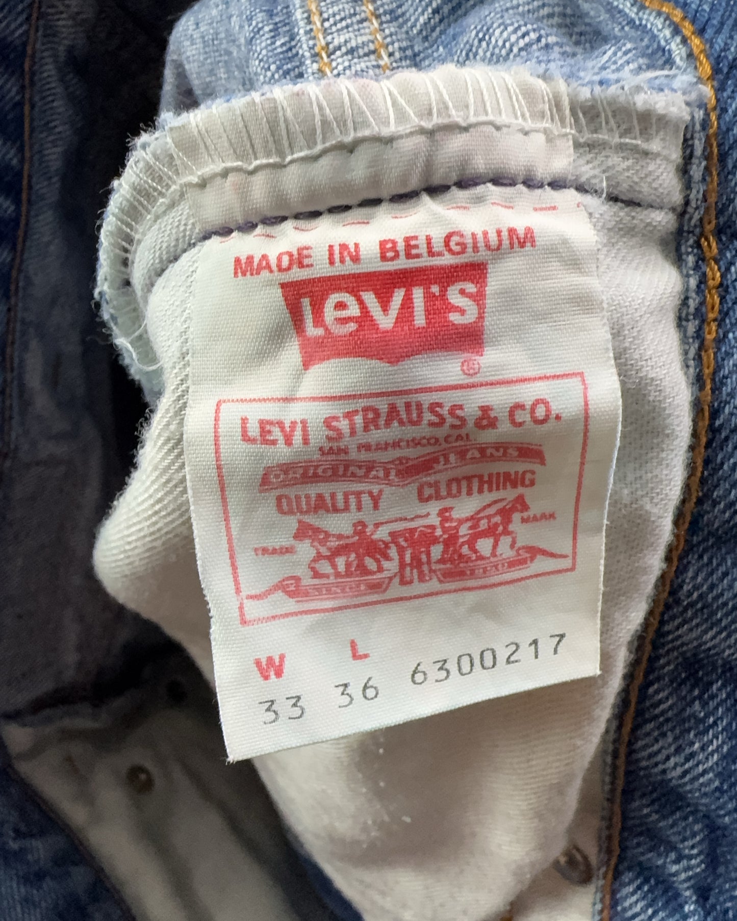 1980's Levi's Orange Tab Straight/Baggy Jeans *very rare 30x30 (M)