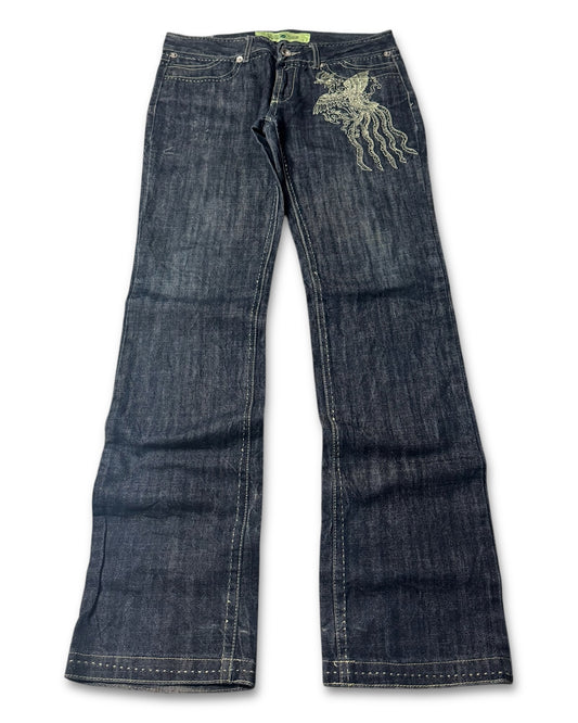 2000‘s Smile Frog Jeans Women‘s (L)