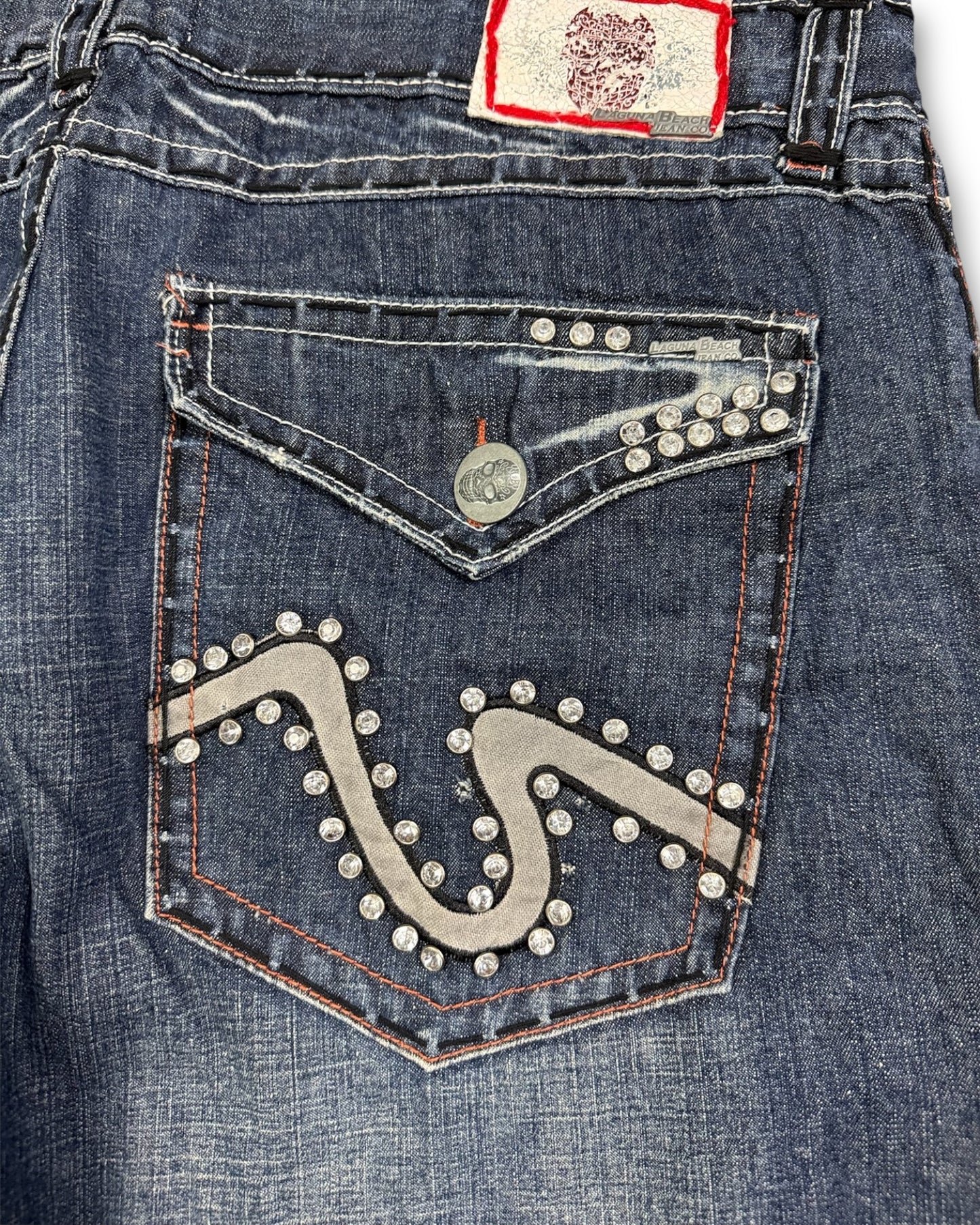 2000's Laguna Beach Baggy Jeans *very rare 40x28 (3XL)