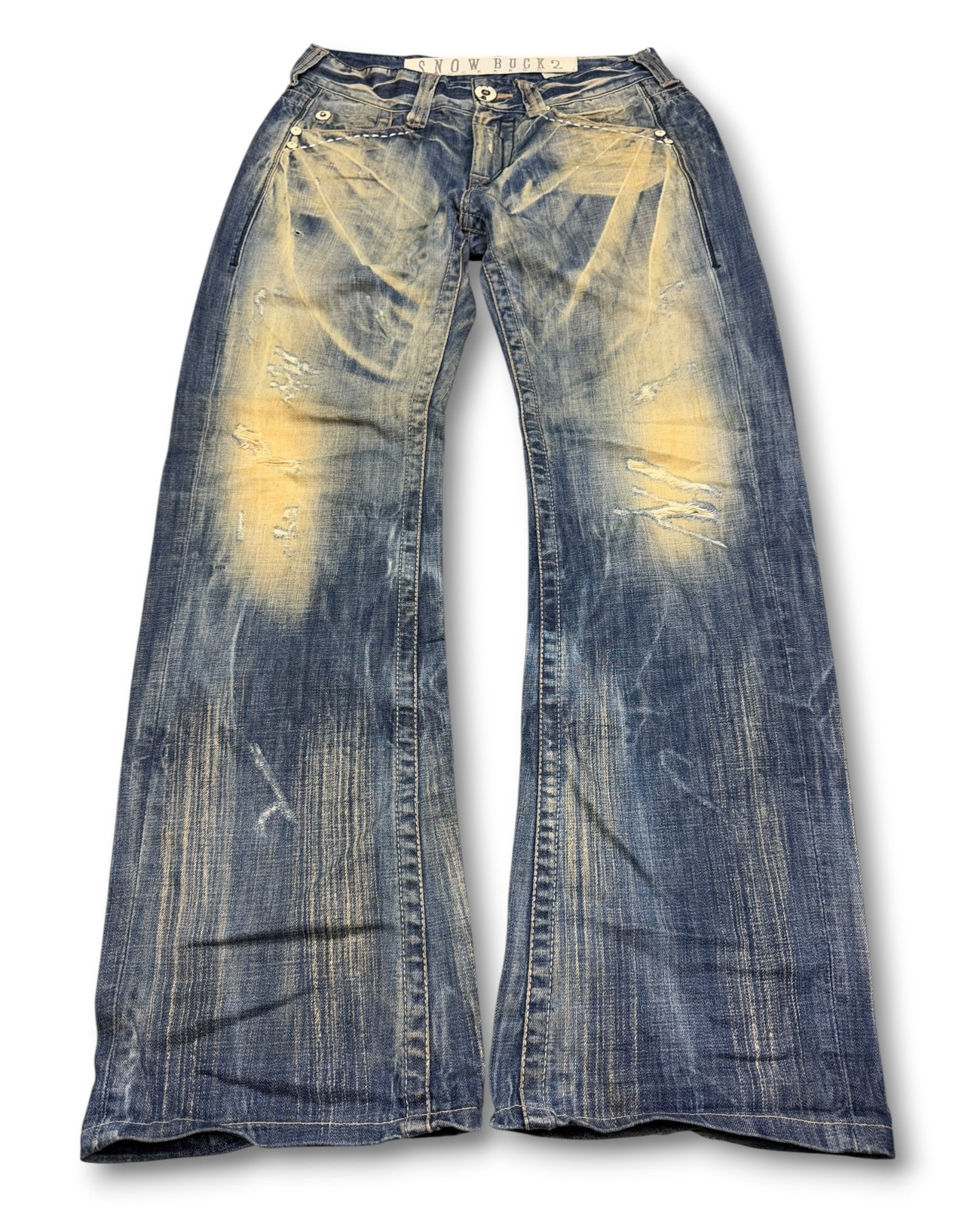 2000's Buckaroo Japanese Archive Baggy/Bootcut Jeans *very rare 32x32 (M)