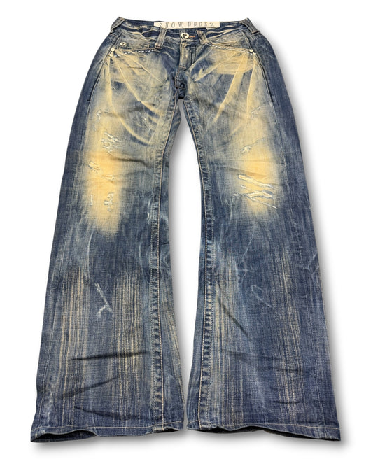 2000's Buckaroo Japanese Archive Baggy/Bootcut Jeans *very rare 32x32 (M)