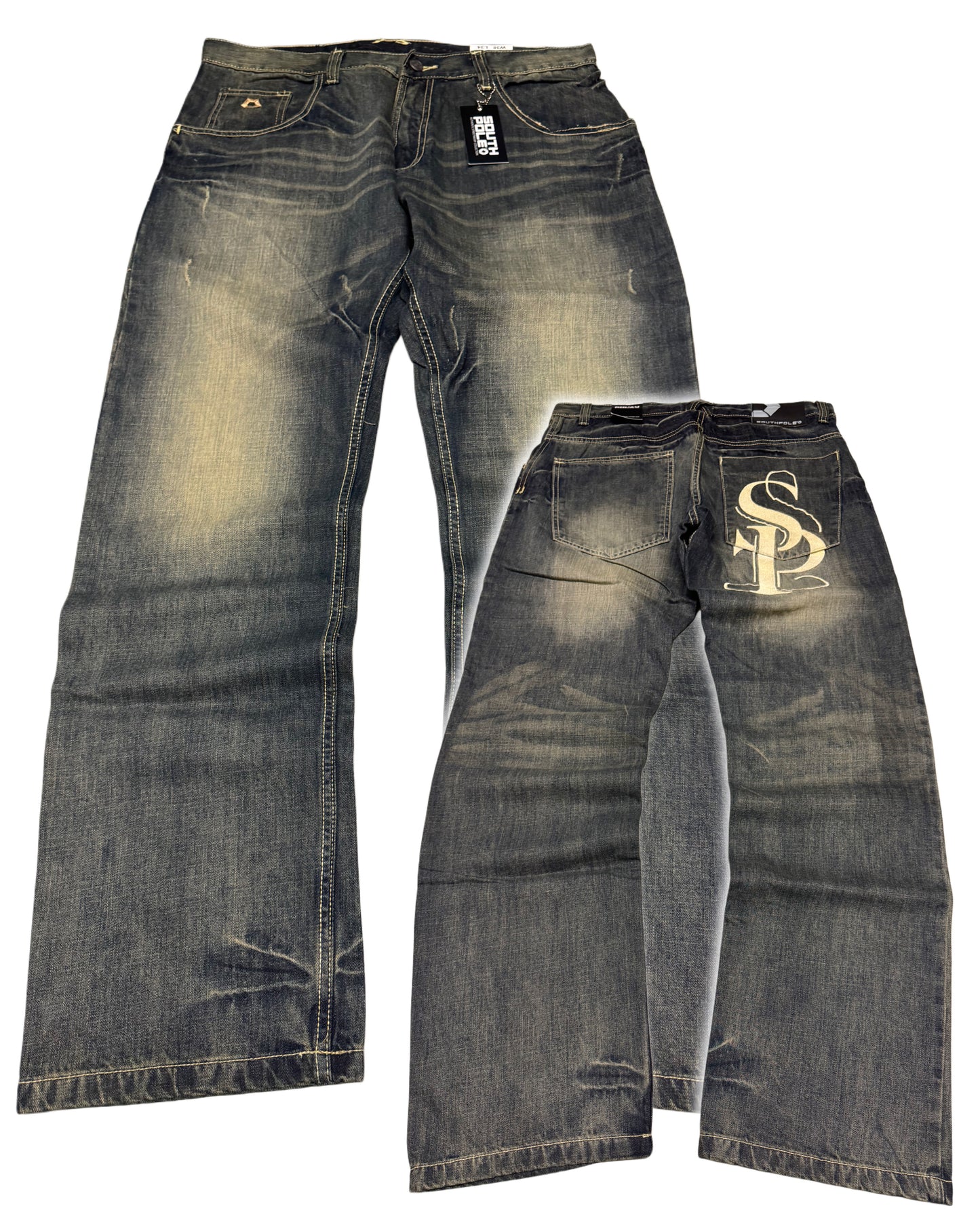 00‘s Southpole Deadstock Hip Hop Baggy Jeans Y2K/Vintage *sehr selten 38x34