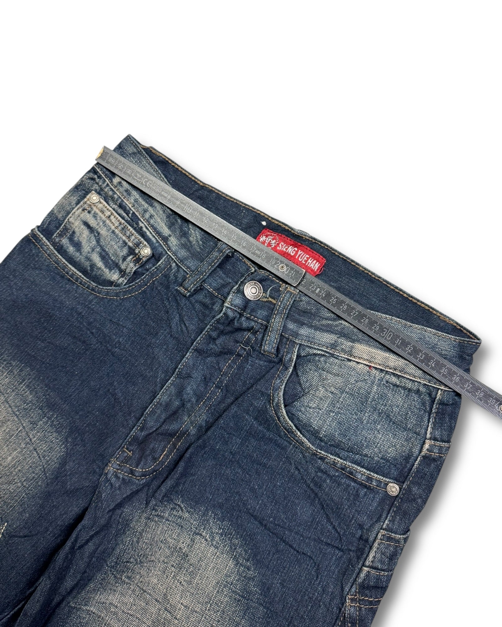 2000's Seng Yue Han Baggy Japanese Oni Jeans *rare 28x30 (S)