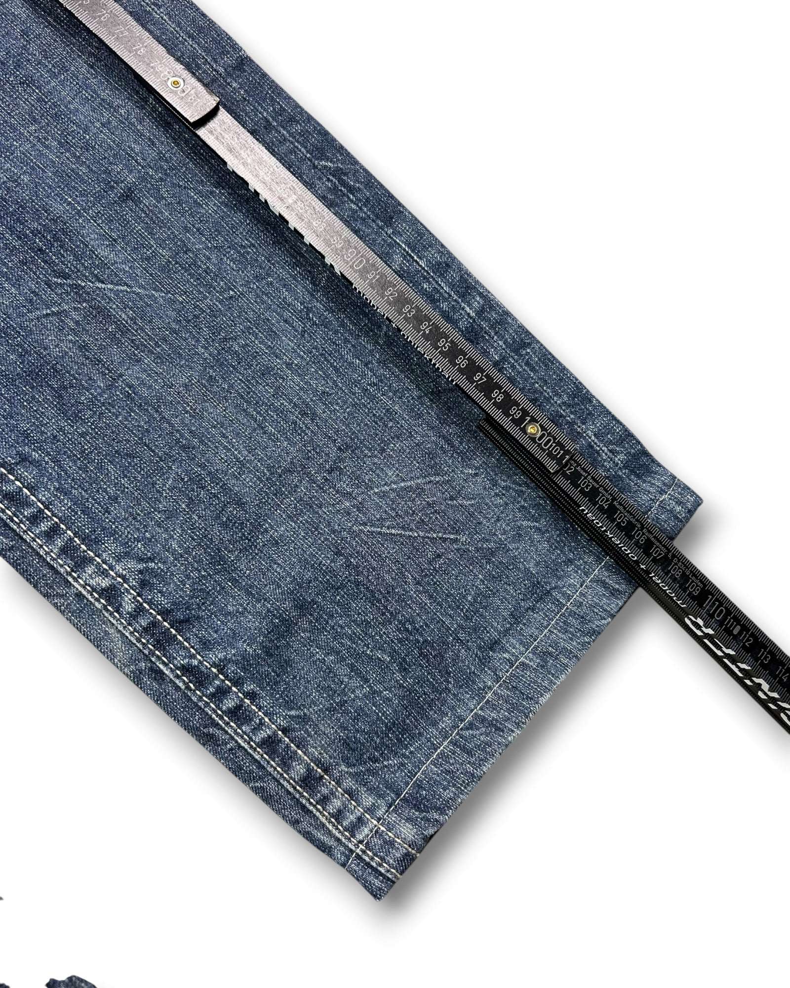 2000's Bobson Straight/Baggy Japanese Jeans *rare 34x32 (L)