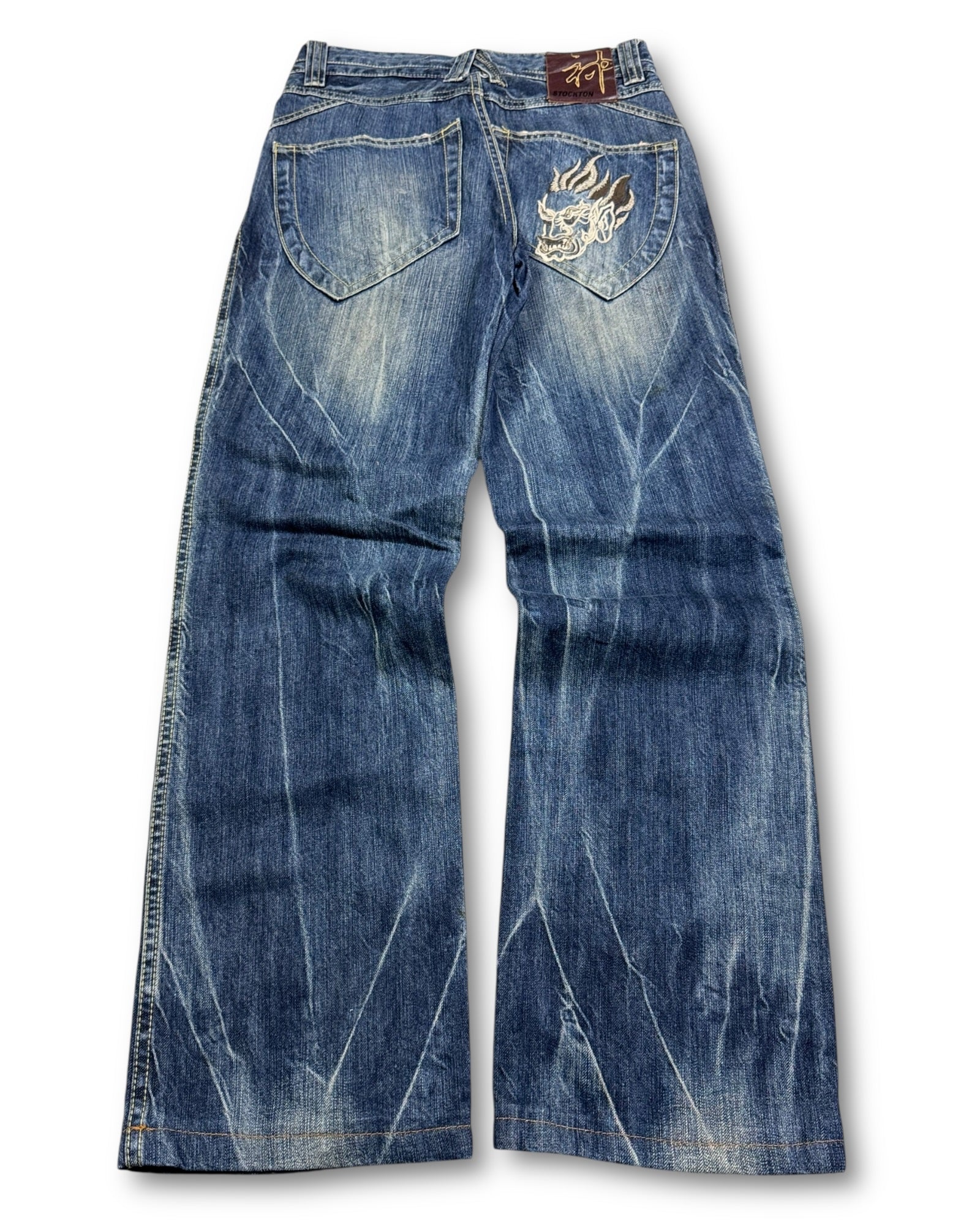 2000's Stockton Japanese Archive Straight Jeans *extremely rare 26x30 (XS)