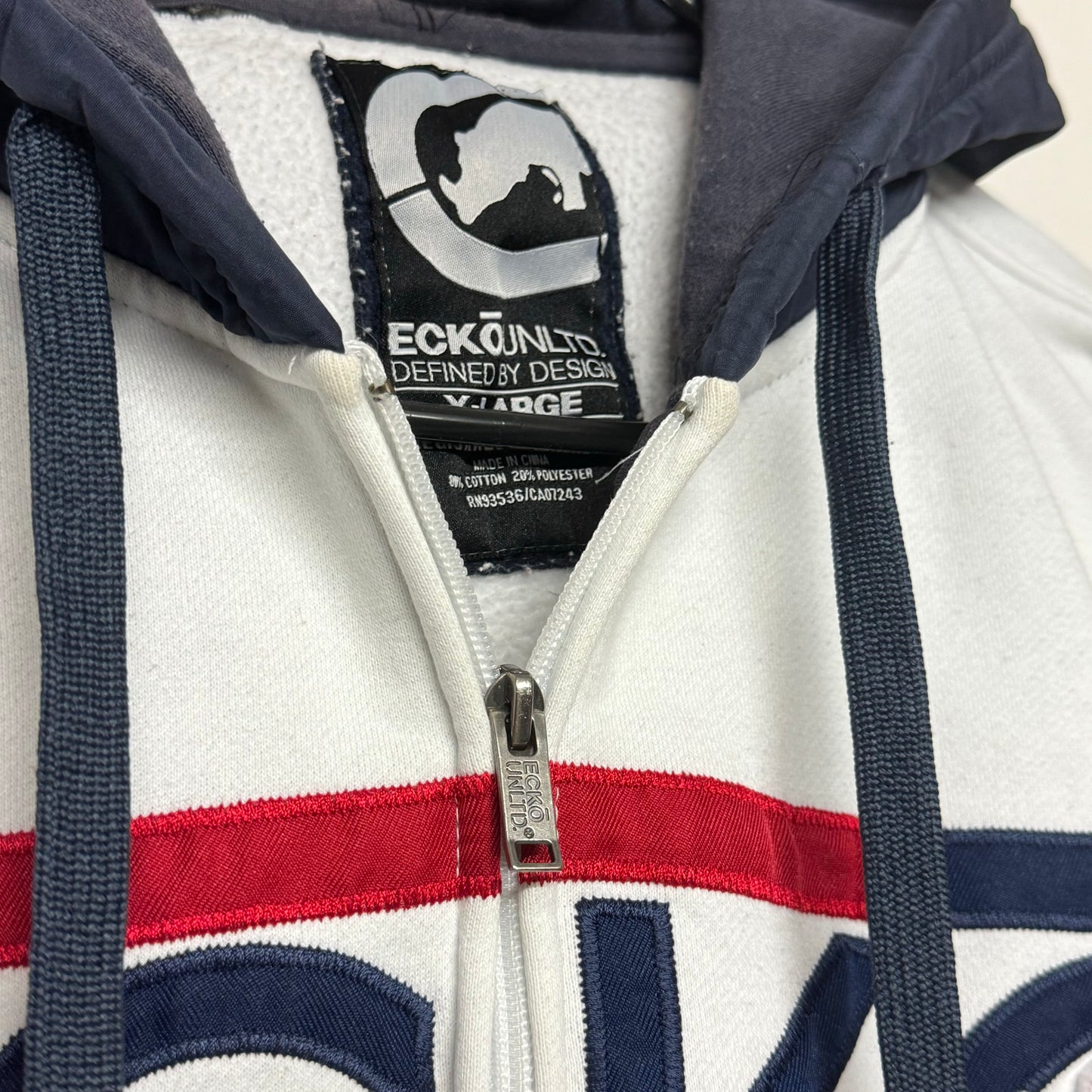 00‘s ECKŌ Unltd. Zip Hoodie Y2K/Vintage *sehr selten (XL)