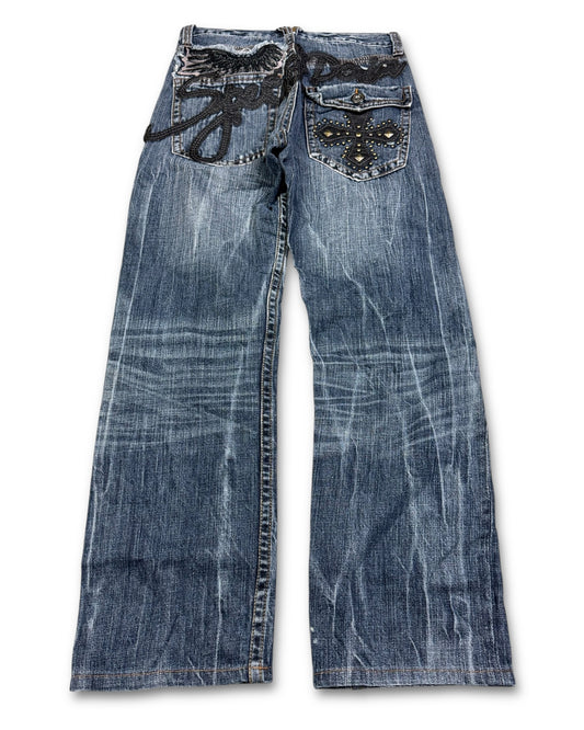 2000's Anti-label Archive Straight/Baggy Jeans *very rare 28x28 (S)