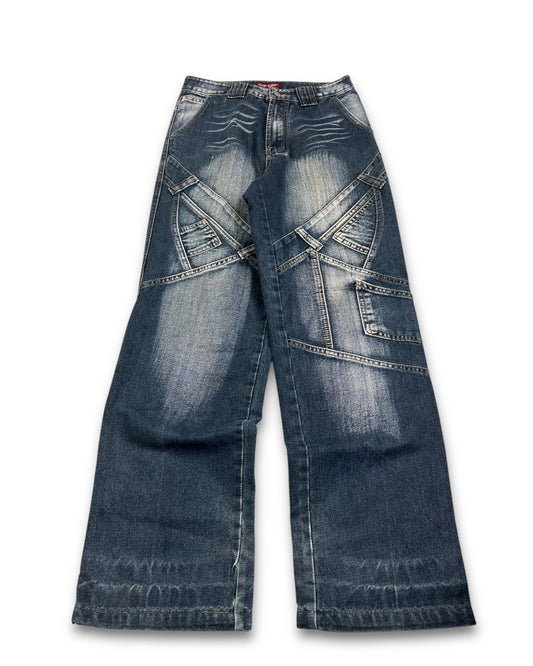 2000's Mini Top Baggy Jeans * 28x30 (S)