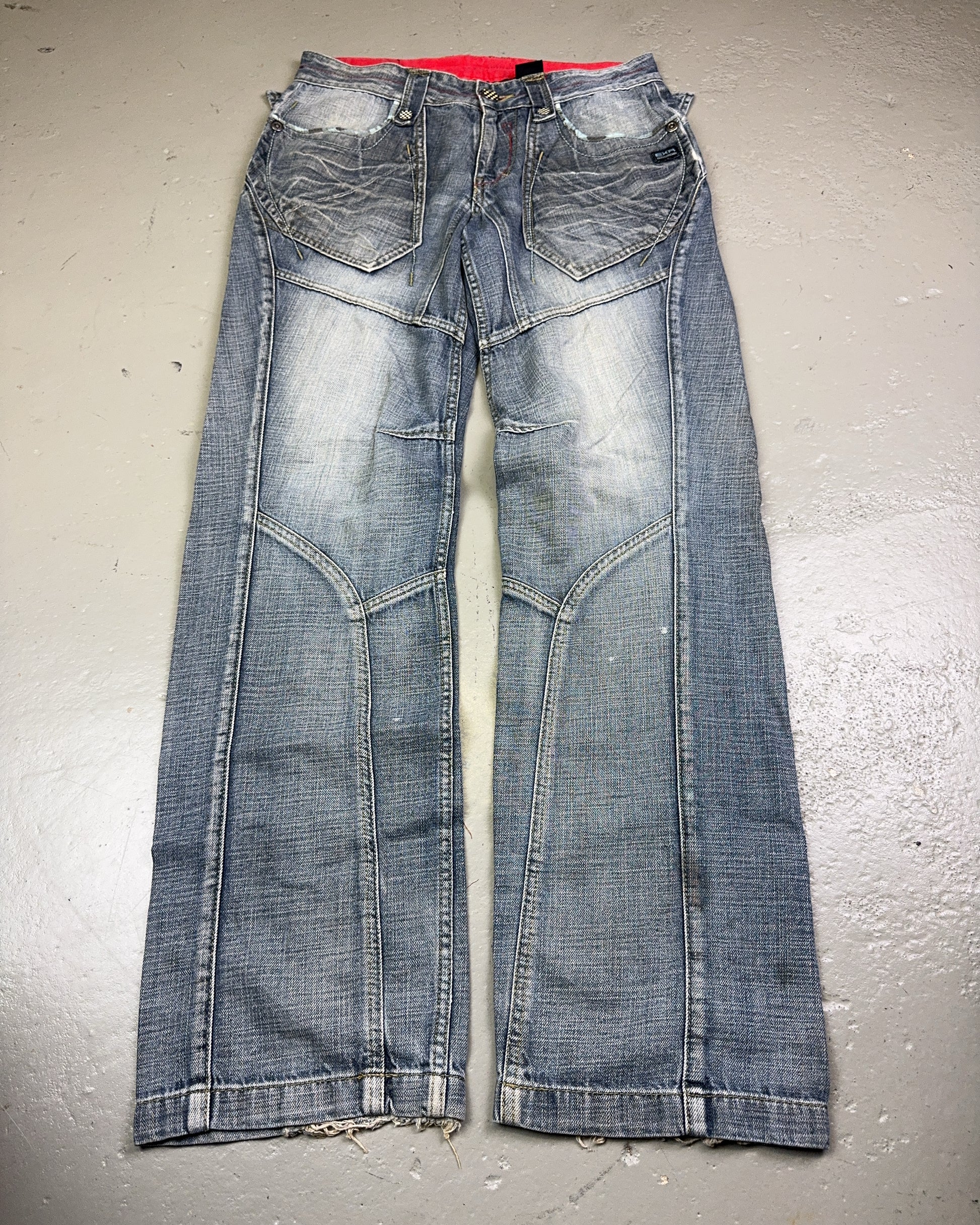 2000's Exr Korean Archive Straight/Baggy Jeans *very rare 30x32 (M)