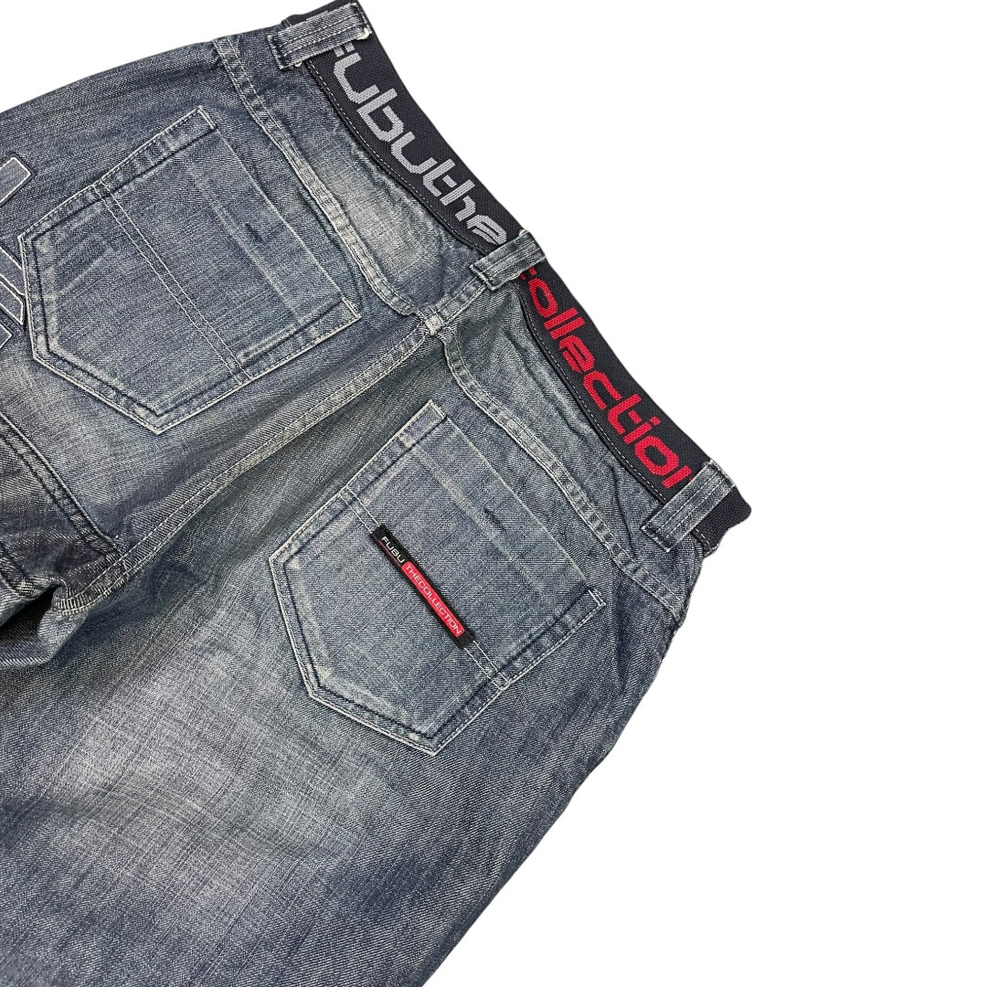 2000‘ Fubu Collection Hip Hop Baggy Jeans *very rare 31x31