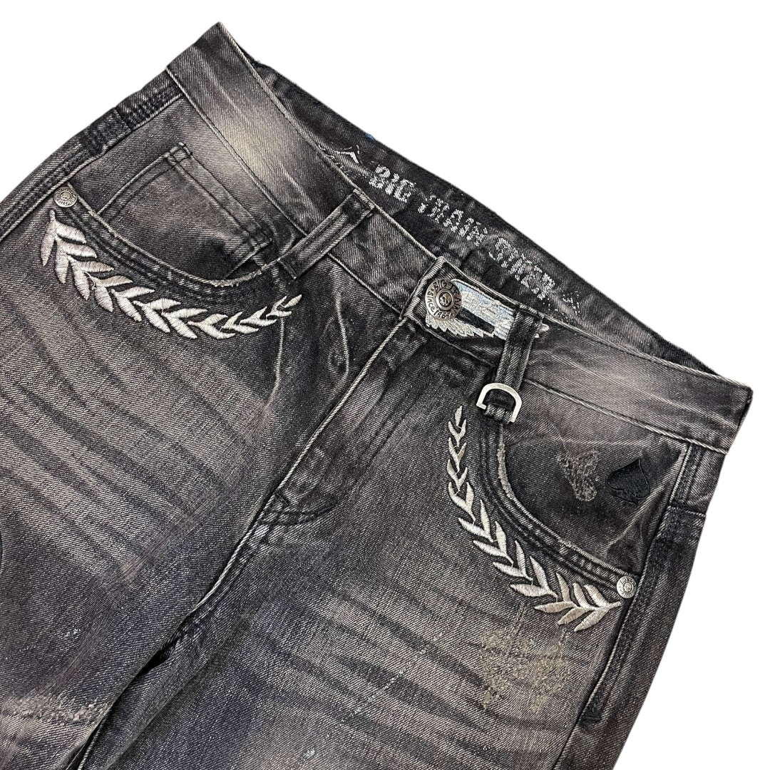 2000‘s Big Train Japanese Baggy/Straight Jeans *rare 30x30