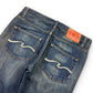 2000's Blue Way Japanese Straight/Bootcut Jeans *rare 32x34 (M)