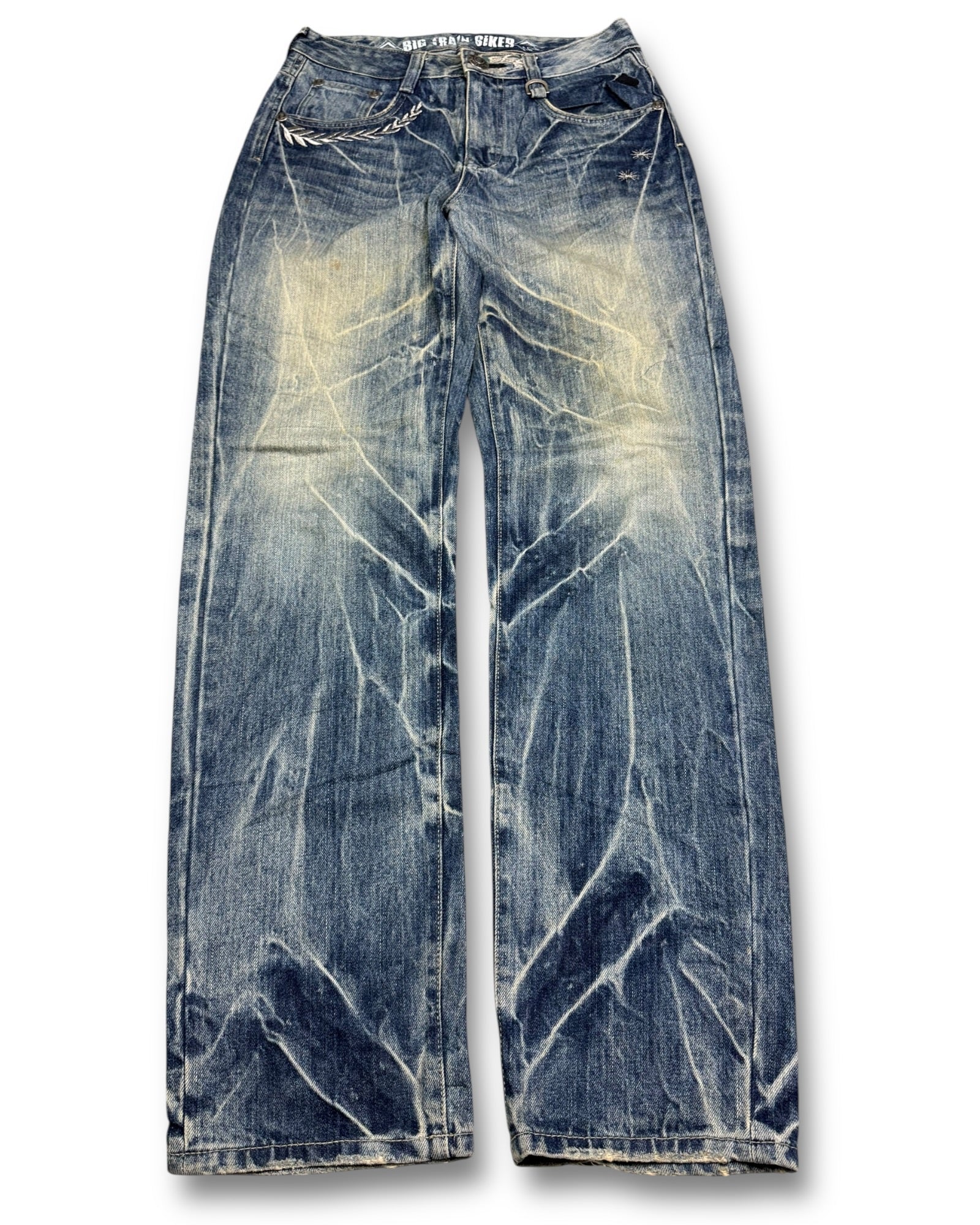 2000's Big Train Straight/Baggy Japanese Jeans *very rare 30x34 (M)