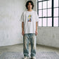 Model wearing Hook-Ups Bunny T-shirt XL