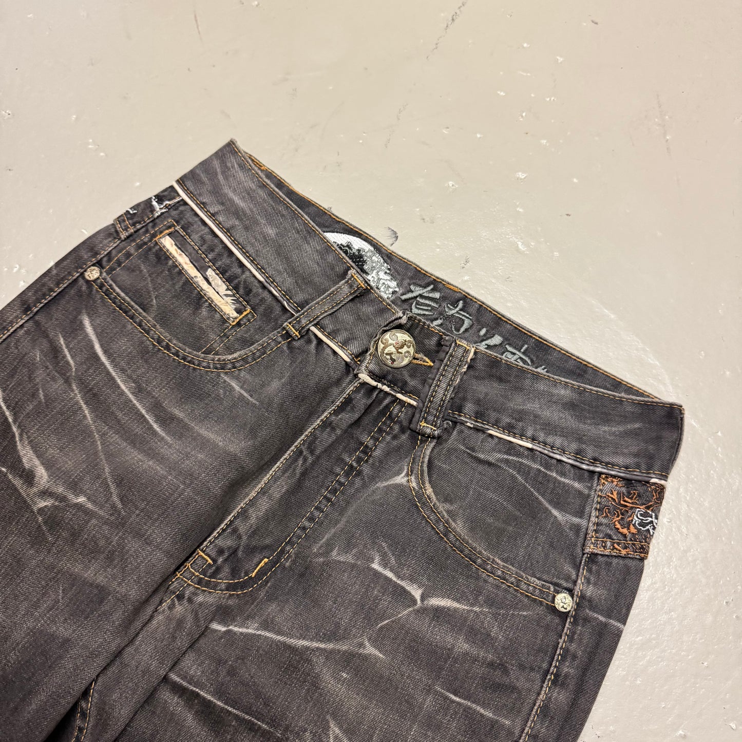 2000‘s Osaka Big Train Japanese Baggy Jeans *rare 28x32