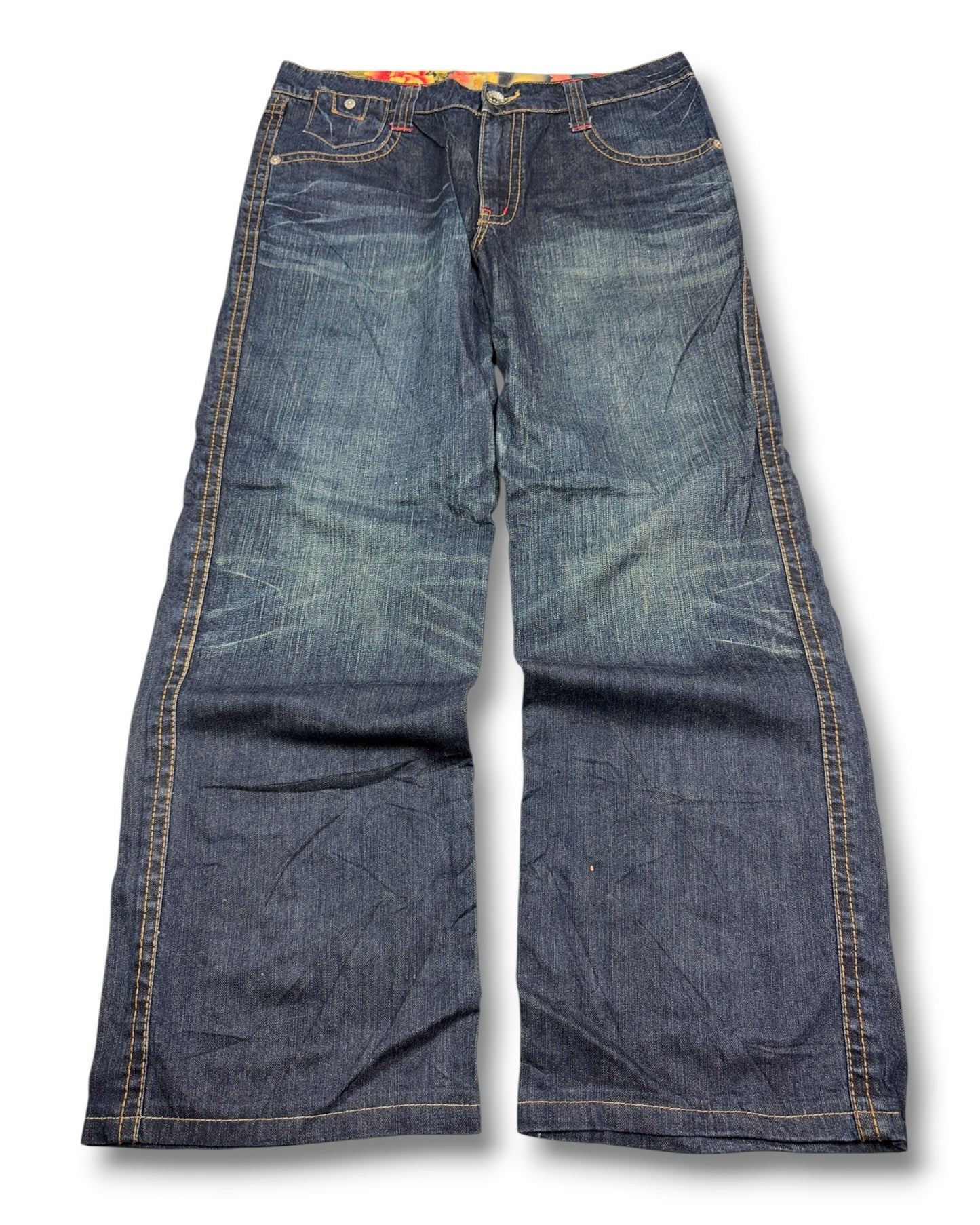 2000's Euro Classic Baggy Jeans * 36x32 (XL)