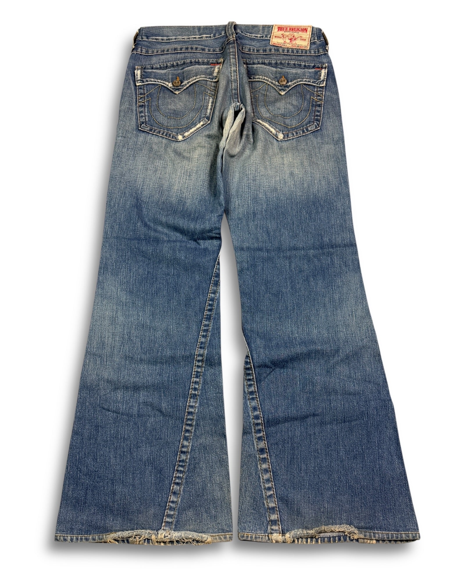2000's True Religion Baggy Bootcut Jeans *rare 34x34 (L)