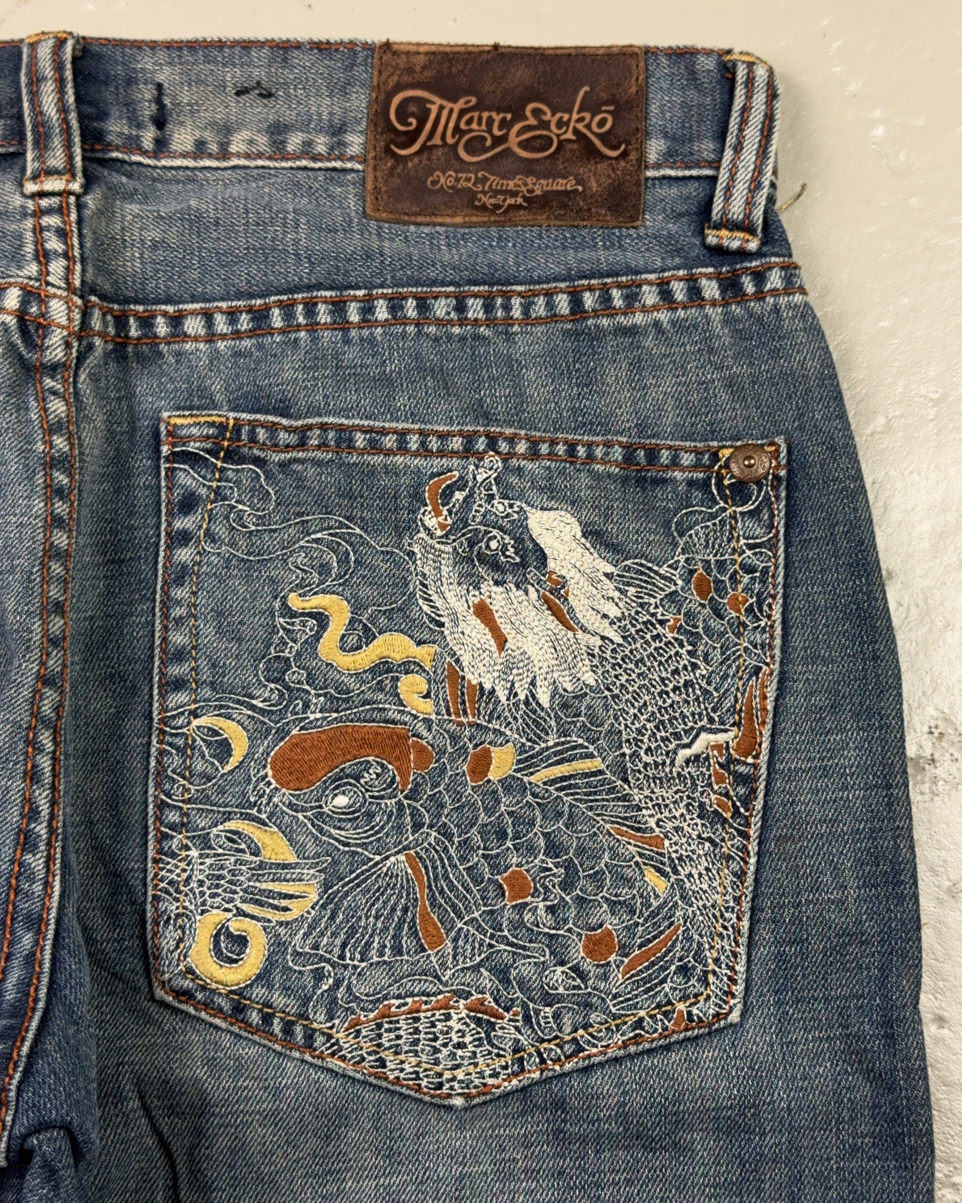 2000's Mark Ecko Hip Hop Baggy/Bootcut Jeans *very rare 32x32 (M)