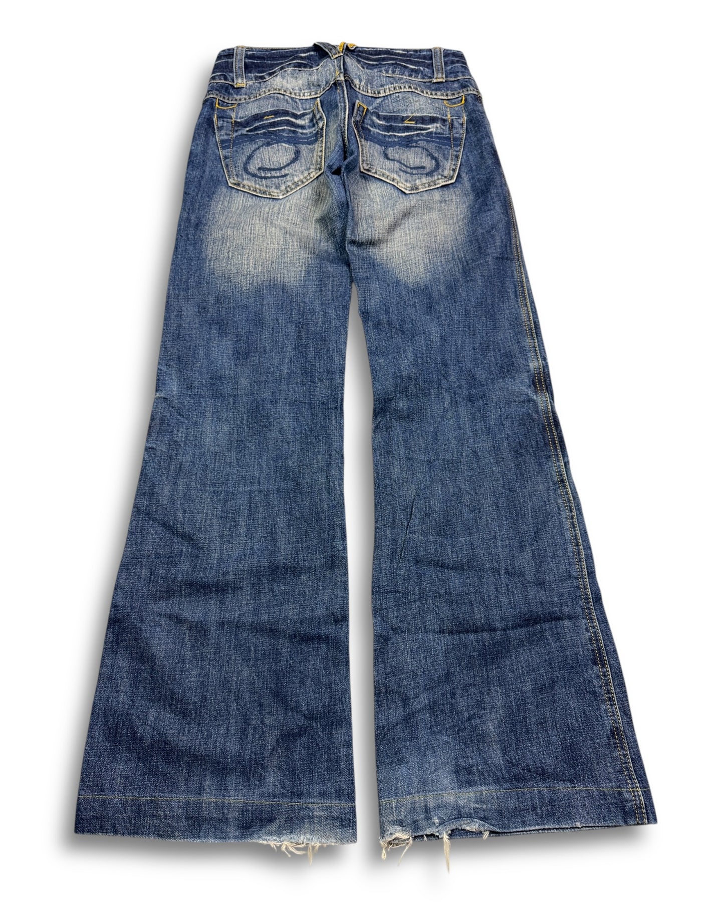 2000's Japanese Style Low Waist/Bootcut Jeans Women's *rare 26x30 (XS)