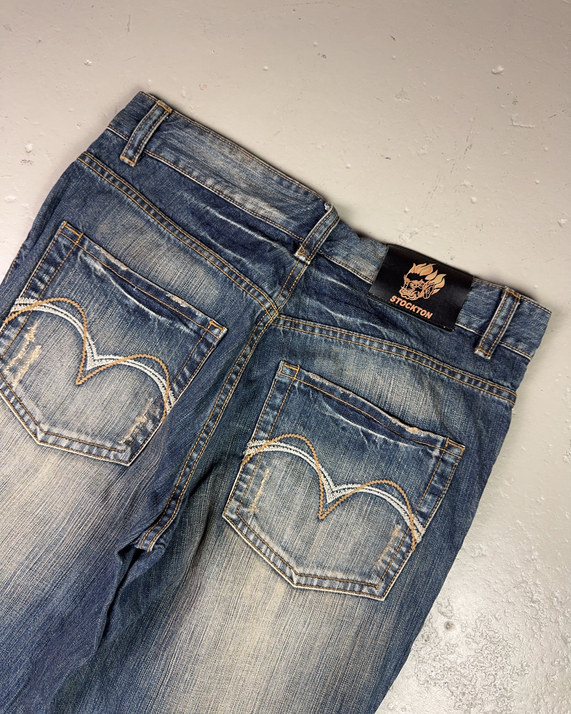 2000's Stockton Japanese Archive Bootcut Jeans *very rare 32x34 (M)