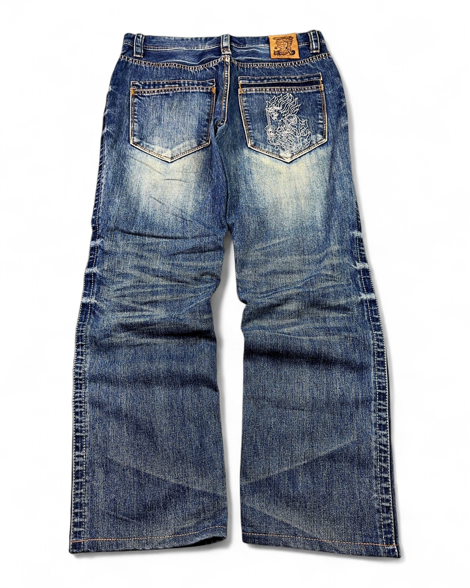 2000's Jizo Japanese Straight Jeans *rare 30x28 (M)