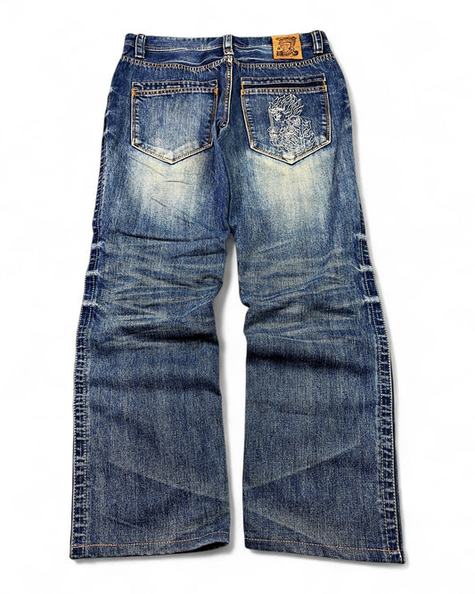 2000's Jizo Japanese Straight Jeans *rare 30x28 (M)