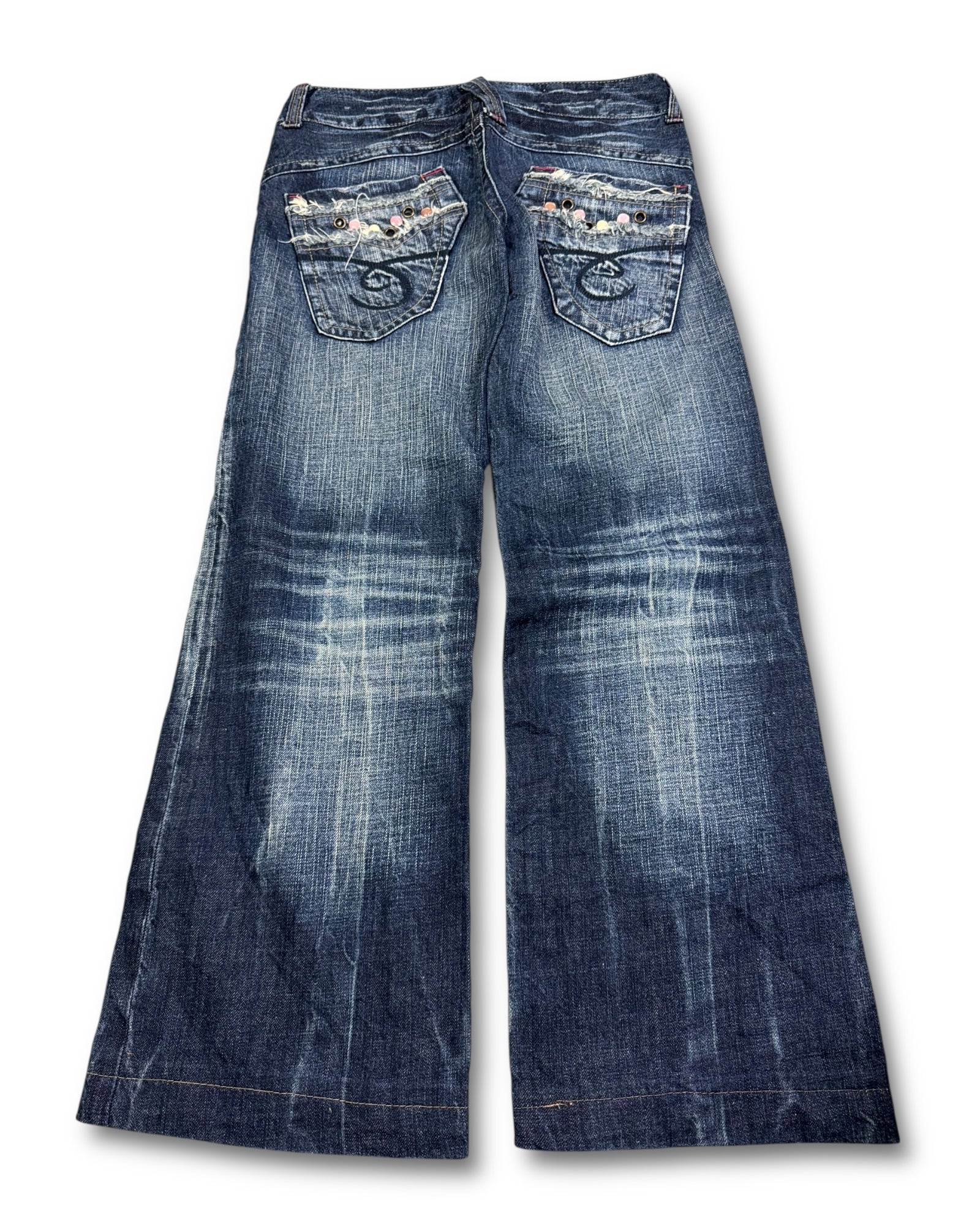 2000's Divine Angelica Low Waist/Bootcut Japanese Jeans Women's *rare (XS)