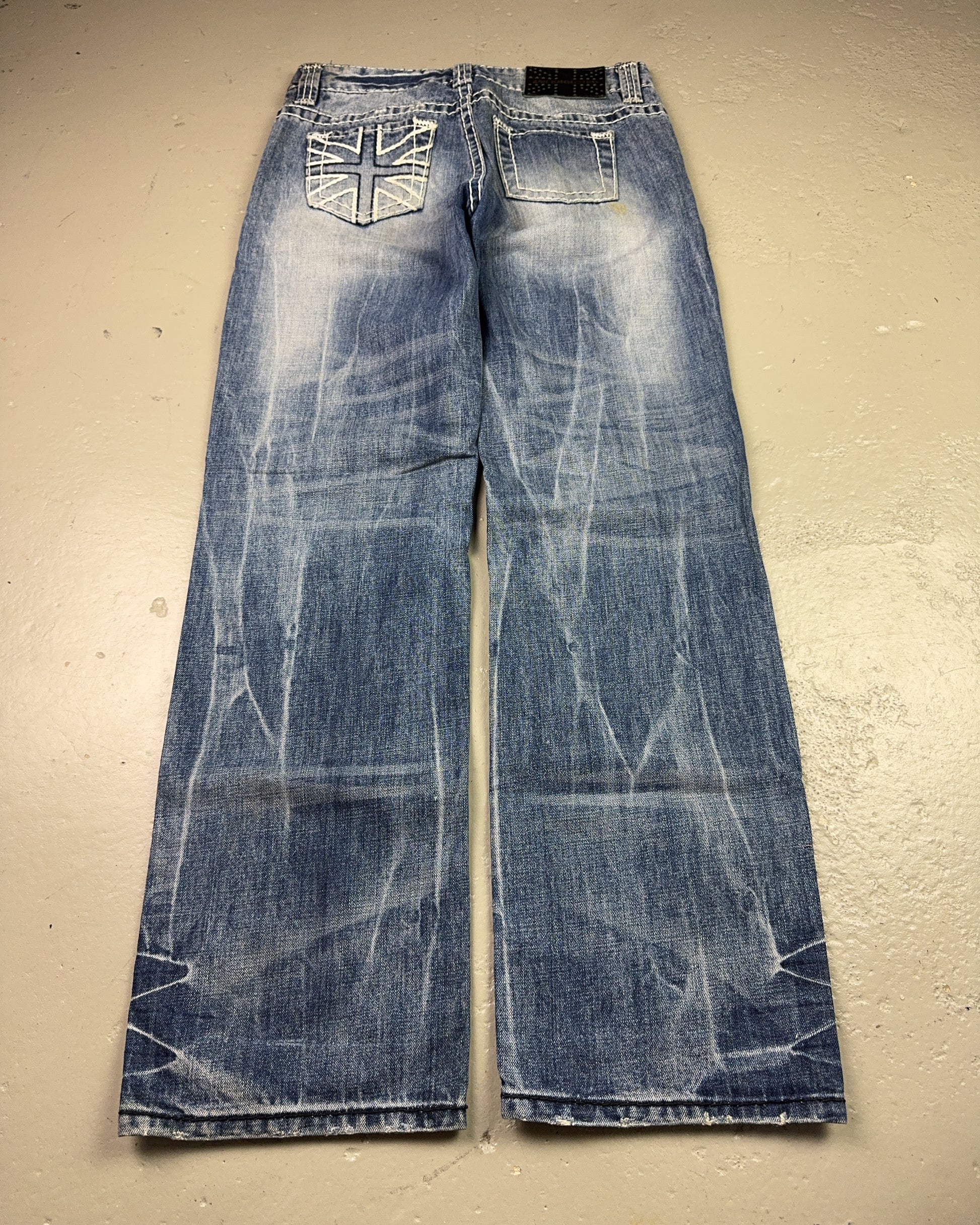 2000's Ask Korean Archive Straight/Baggy Jeans *very rare 30x32 (M)