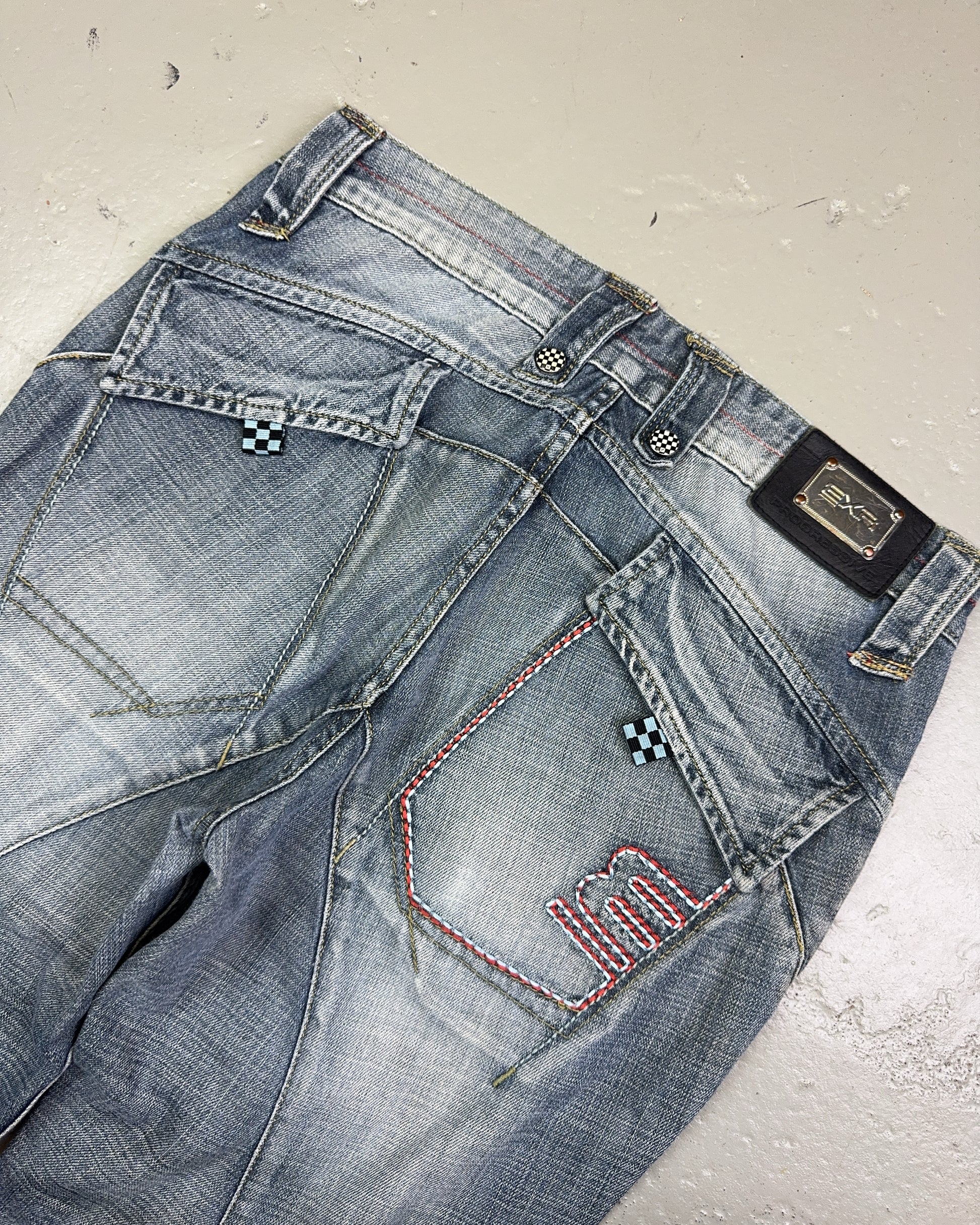 2000's Exr Korean Archive Straight/Baggy Jeans *very rare 30x32 (M)