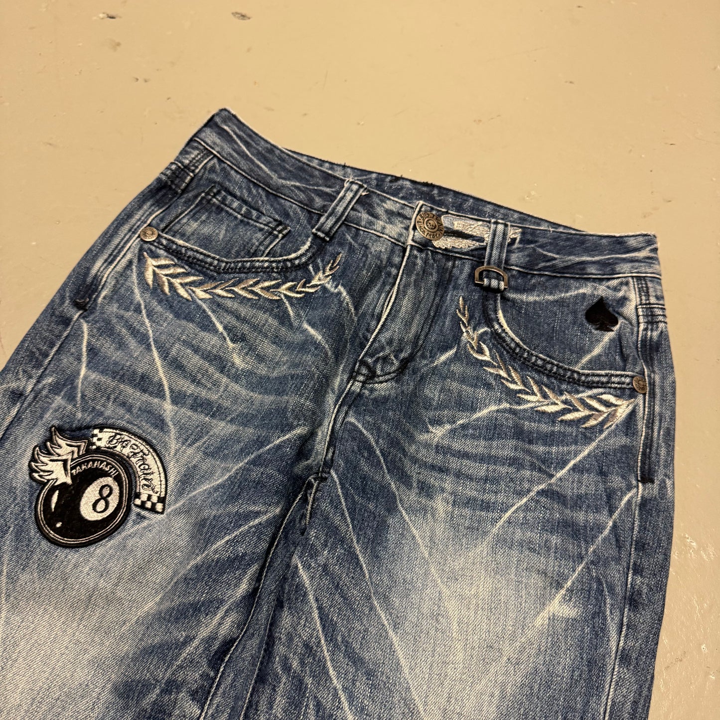 2000‘s Big Train Japanese Baggy/Straight Jeans *rare 29x30