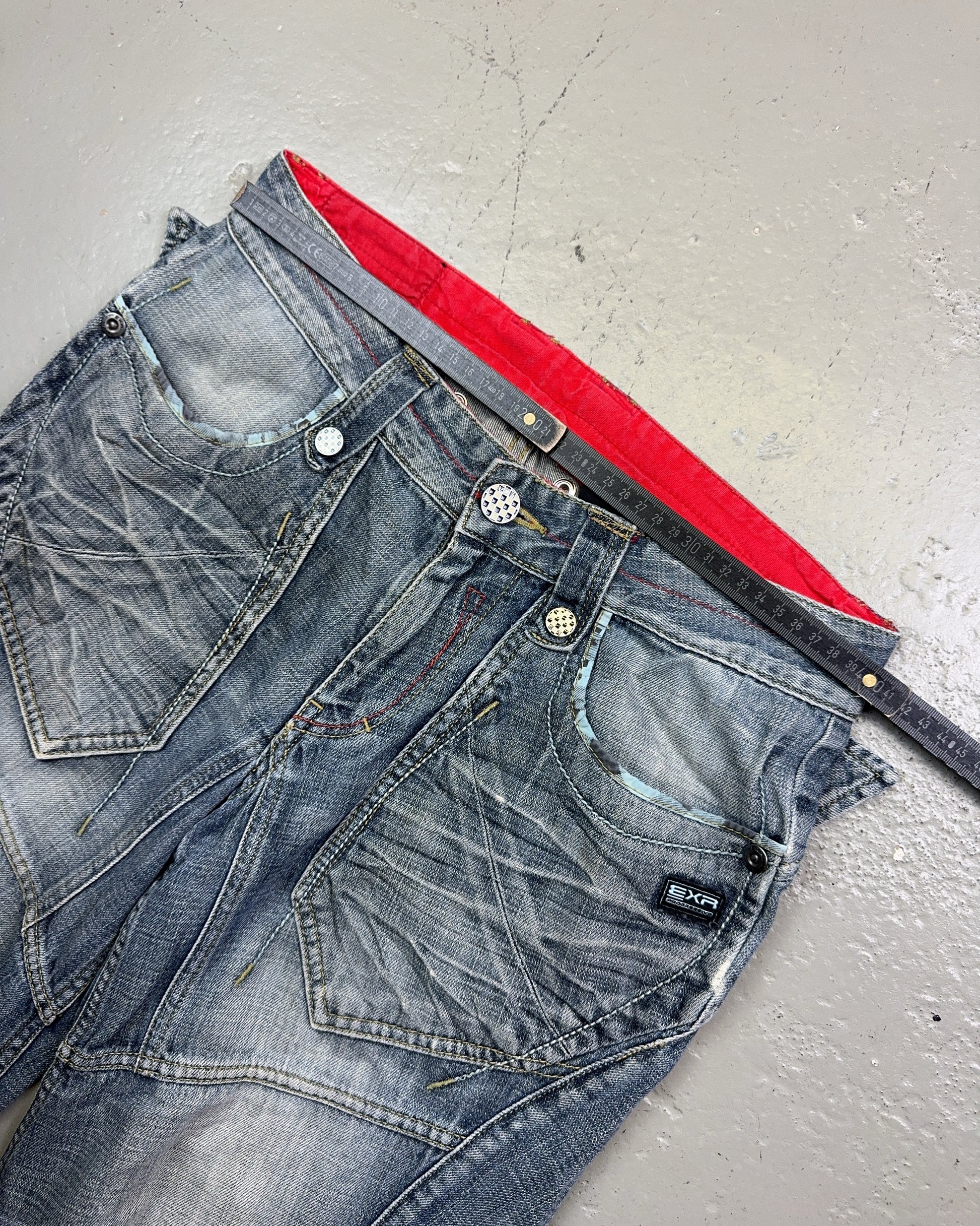 2000's Exr Korean Archive Straight/Baggy Jeans *very rare 30x32 (M)