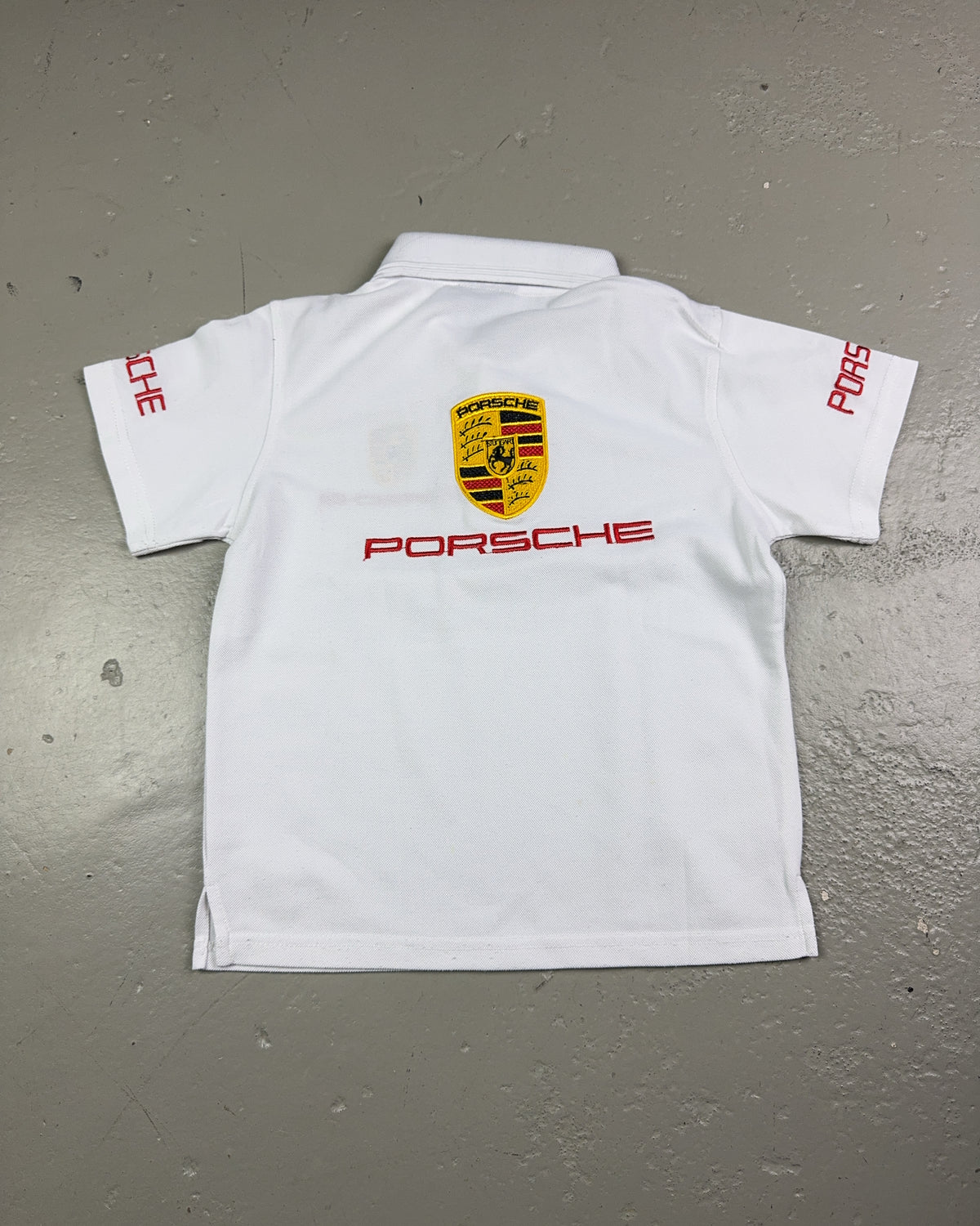 2000's Porsche Polo Shirt Women's *rare (S)
