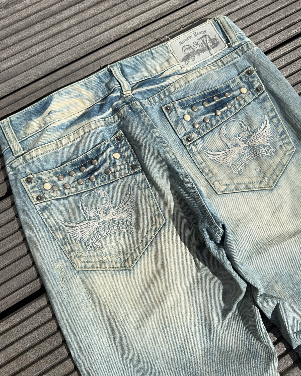 2000's Andrew Japanese Archive Bootcut/Flared Jeans *very rare 32x32 (M)