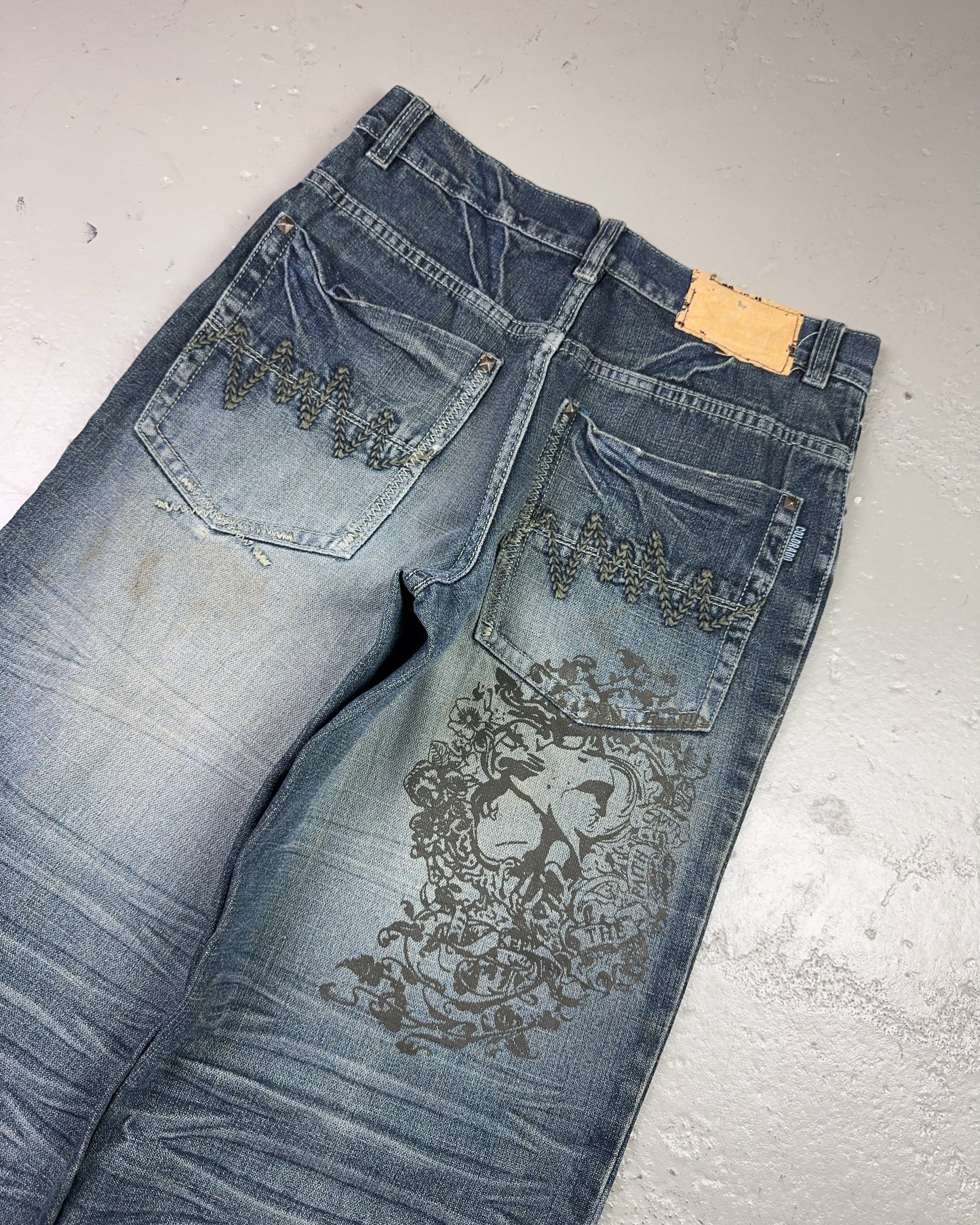 2000's Colorado Japanese Baggy Jeans *rare 28x32 (S)