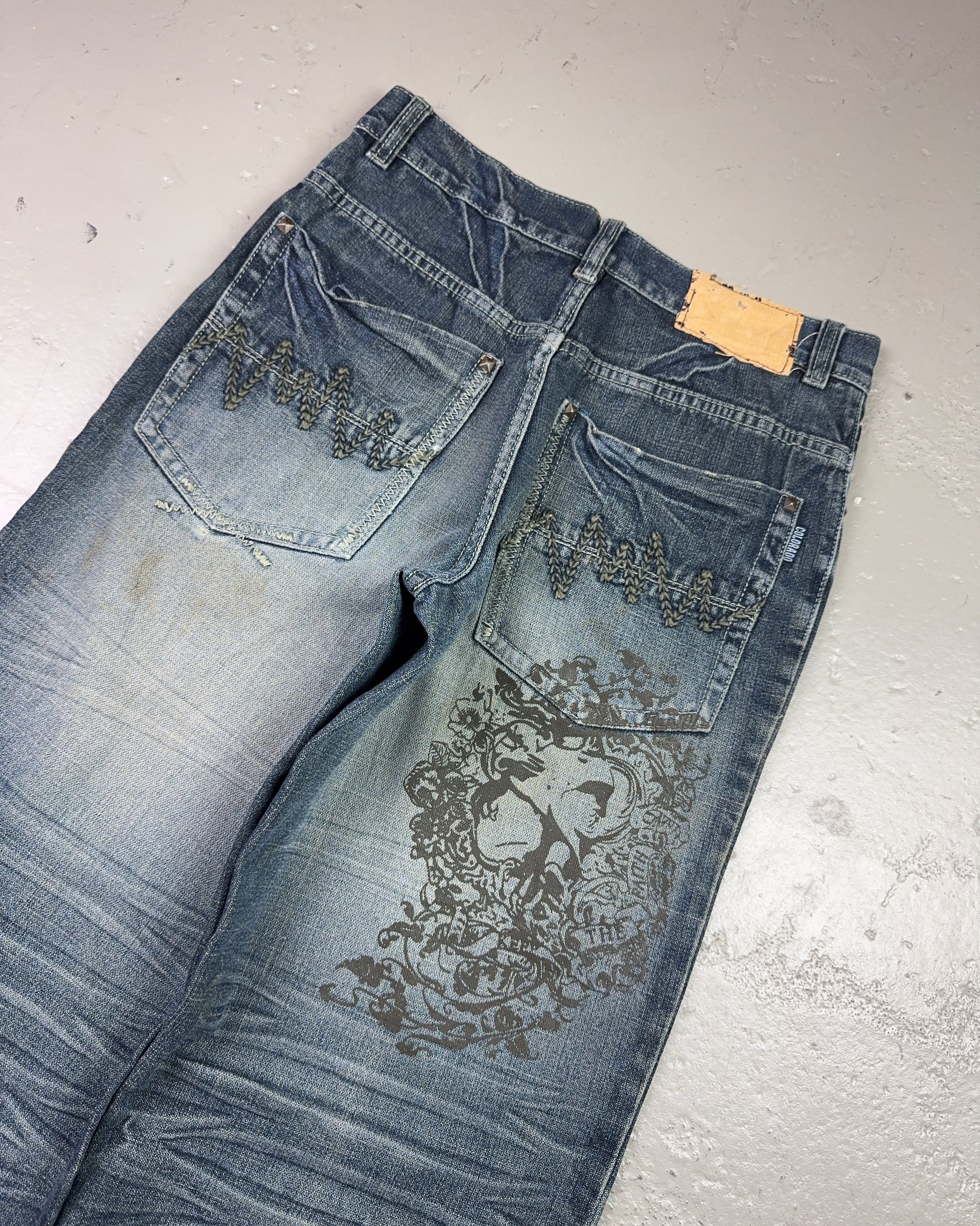 2000's Colorado Japanese Baggy Jeans *rare 28x32 (S)